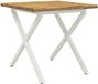 vidaXL Eettafel Massief Acacia Hout 80 x 80 x 75 cm
