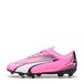 Puma Ultra Play FG/AG Jr. voetbalschoenen roze/wit/zwart