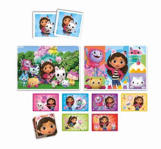 Clementoni Gabby's Dollhouse 4 Educatieve Spellen - Vanaf 3 jaar