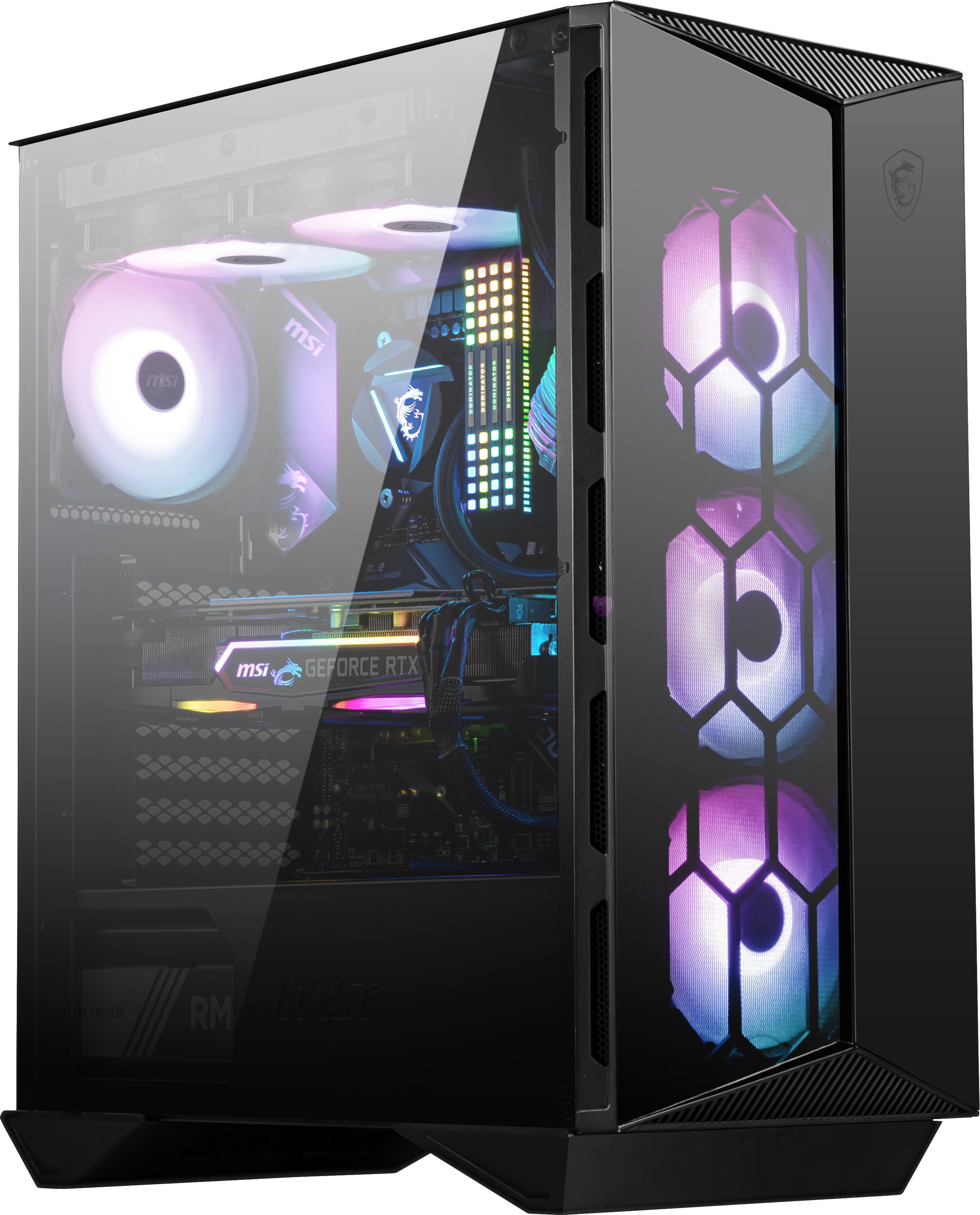 MSI MPG GUNGNIR 110R - Midi Tower PC Case - Black
