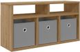 vidaXL Meuble bas 72 x 22,5 x 38 cm chêne artisanal