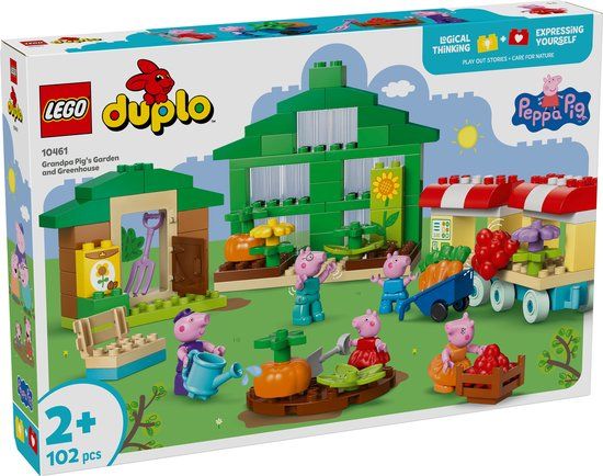 LEGO DUPLO Peppa Big De Tuin en Kas van Opa Big Set - 10461
