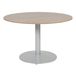 Schaffenburg Linesto vergadertafel rond aluminium frame kersen licht blad 120 cm breed