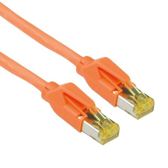 Draka UC900 premium S/FTP CAT6a 10 Gigabit netwerkkabel / oranje - 5 meter