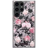 ERT GROUP mobiel telefoonhoesje voor Samsung S23 ULTRA origineel en officieel erkend Babaco patroon Flowers 054