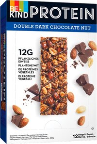 Be Kind Chocolade Proteine Reep Double Dark Chocolate Nut - 12 x 50 gram