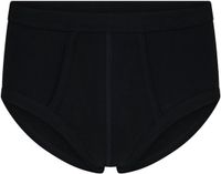 Beeren Engelvaart Tricot B.V. 2-pak heren slip zwart, M3000 - Met gulp - 100% Katoen - 3XL