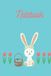 Easter Easter bunny composition notebook