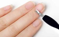 Go Go Gadget - Nagelriem Trimmer, Mesje en Vorkje - Zwart