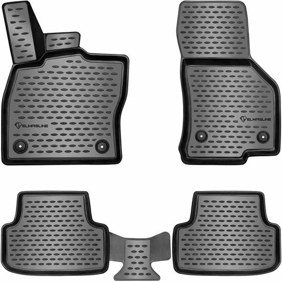 Elmasline 3D Rubber Automatten voor Volkswagen PASSAT 2014-2024 [B8] - Zwart