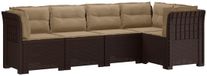 vidaXL - Tuinbank - Rattanlook - Bruin