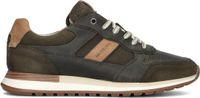 Mazzeltov Madrid Sneakers - Leer - Heren - Groen - Maat 44