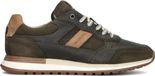 Mazzeltov Madrid Sneakers - Leer - Heren - Groen - Maat 44