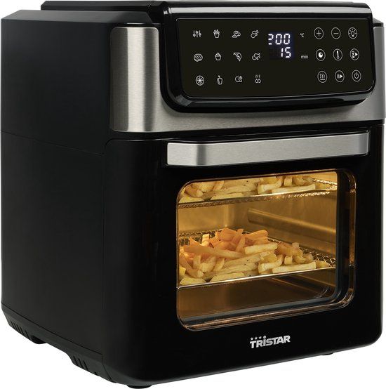 Tristar FR-9068 - Airfryer Oven XXL - 12L - 13 Bakprogramma's - Zwart