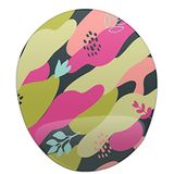 Bonamaison Ergonomische muismat met polssteun, digitaal bedrukte muismat tegen schede problemen, antislip onderkant, voor kantoor en thuis, afmetingen: 20 x 23 cm