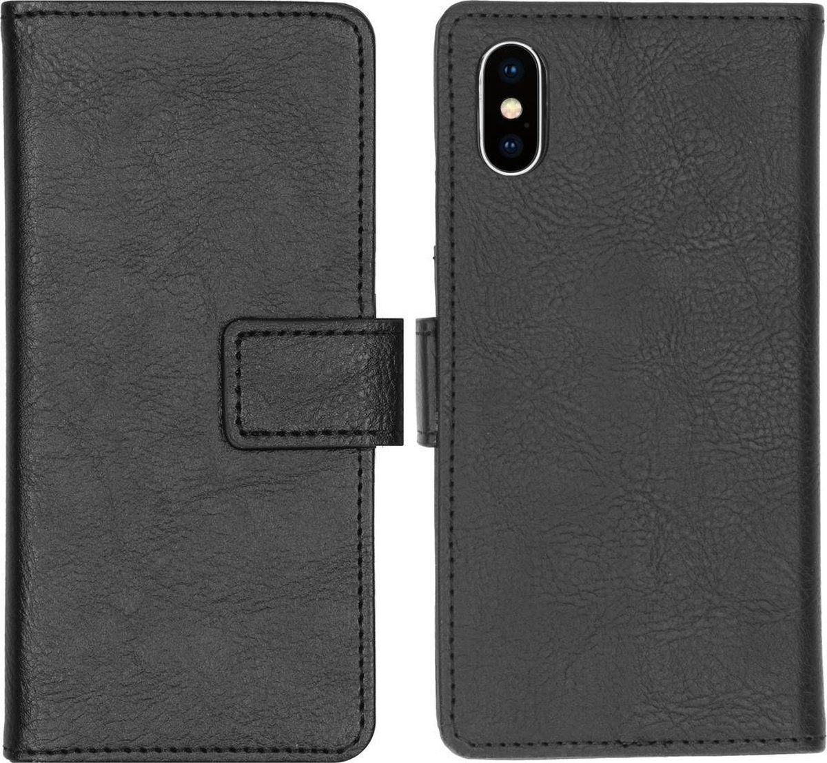 imoshion Luxe Booktype iPhone Xs / X hoesje - Zwart