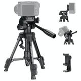 NEEWER ENTRY NIVEAU VERSIE Mini Bureau Telefoon Statief Compatibel met iPhone voor Video Opname, Kleine Compact Tafelblad DSLR Camera Camcorder Webcam Stand, 3-weg Pan Tilt Head & Mobiele Telefoon