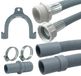 Fixem® - 2.5M Verlengslang set voor wasmachine en vaatwasser - toevoerslang en afvoerslang verlengset - inclusief afvoerverbindsstuk 19mm x 21mm en slangklemmen