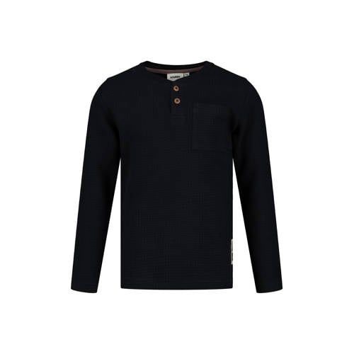 Sturdy longsleeve Rock the Earth - donkerblauw