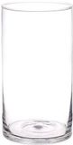 Bellatio Flowers & Plants Rechte cilinder vaas glas 30 cm - Transparant