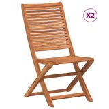 VidaXL 367696 Terrasstoel Acaciahout 2 stuks