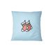 Bona Basics, Decoratieve kussenhoes, Huisdecoratie, voor bank, cafetaria, Afmeting: 60x60 cm, Kleur: Lichtblauw