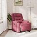 Fauteuil Relax Fauteuil Inclinable Électrique Rouge Bordeaux Tissu