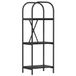 vidaXL Étagère 3 niveaux Chêne noir Bois composite 109 cm