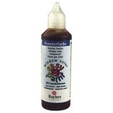 Rayher 38700552 vensterkleur Easy Paint, fles 80 ml, donkerbruin