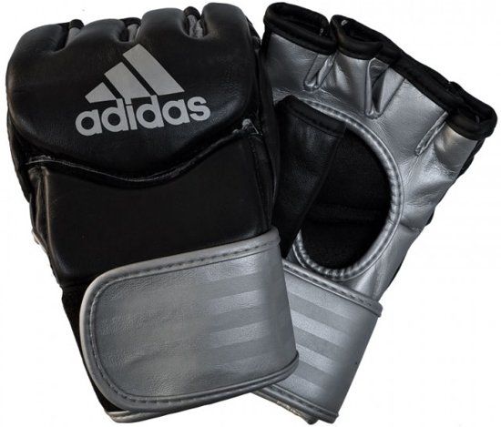 Adidas Traditional Grappling Gloves - Silver-M