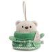 NICI Set Knuffel Beer Snono 8 cm met muts & trui kostuum in geschenkdoos