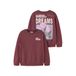 NAME IT KIDS sweater met backprint - donkerrood