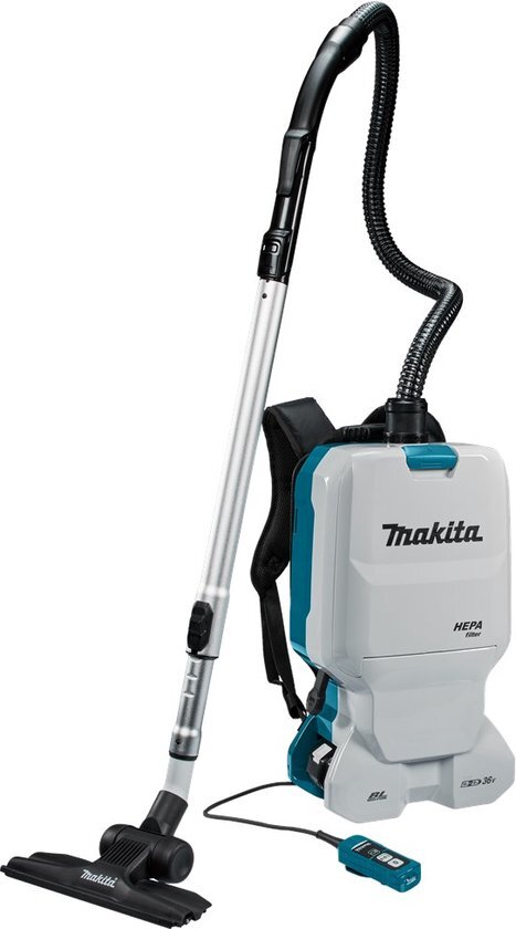 Makita DVC660PT2 2x18 V Rugstofzuiger voor schoonmaak