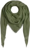 PIECES Hailey Sjaal Dames Groen Polyester Effen