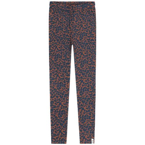 Tumble 'n Dry legging met panterprint - donkerbruin