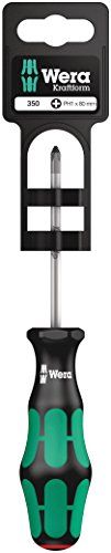 Wera 350 PH SB kruiskopschroevendraaier, PH 1 x 80 mm, 05100051001, blauw