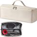 Sac de voyage sans marque pour Dyson Airwrap Complete Styler et accessoires Sac de rangement étanche pour sèche-cheveux et accessoires (Blanc)