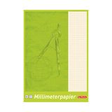 Herlitz Millimeterblok A4, 25 vellen, 5 stuks