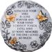 Spoontiques Bronzen Vlinder Stapsteen - Decoratieve Steen voor Tuin