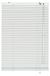 Aluminium jaloezie, privacy screen, blanc, 160x175 cm