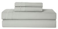 Casual Living 32630 Queen Size Hotelstijl Premium Zijdezachte Luxe Koeltechnologie Machine Wasbaar Sneldrogend Anti-Rimpel Beddengoed 4-delige Lakens en Kussenslopen Set, Queen, Saliegroen