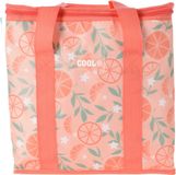 Excellent Houseware Hawaii fruit thema koeltas oranje 34 x 16 x 36 cm 16 liter