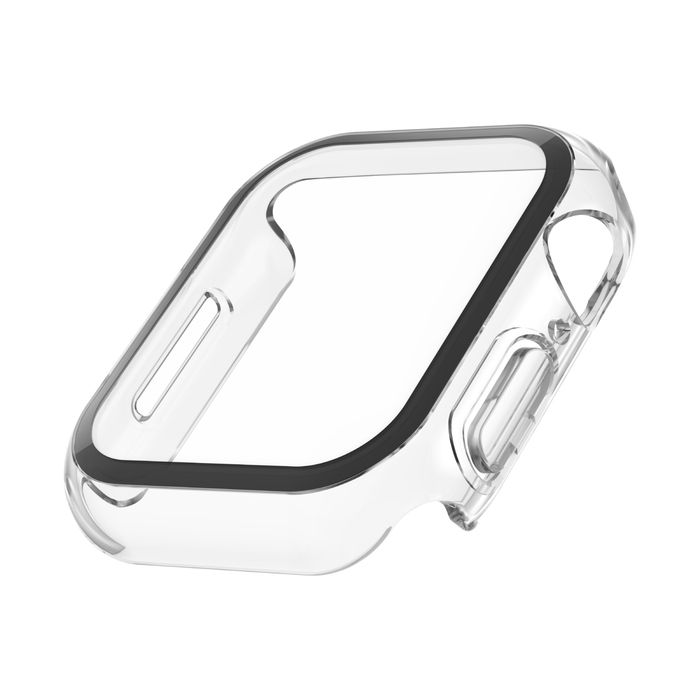 Belkin ScreenForce Screenprotector Wit Polycarbonaat (PC), Gehard glas voor Apple Watch SE, Series 4, 5, 6, 7, 8