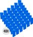 DULA Blauwe Koelelementen voor koelbox - 48 stuks - 200 gram - 8 x 15 x 2 cm