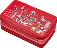 Herlitz Vintage Love Serie - Potloodetui - Drievoudig - 31 Stukken
