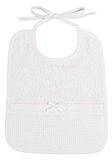 FILET Aida Filet Rectangular Bib with Pocket for Embroidery