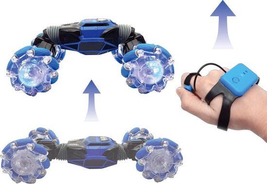 Lexibook Extreme Crosslander RC Stuntauto - Blauw - 12 km/h - 2.4 GHz