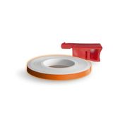 Quattroerre 10234 decoratieve strepen Wheel-Stripes voor motorvelgen met applicator oranje 5 mm x 6 m
