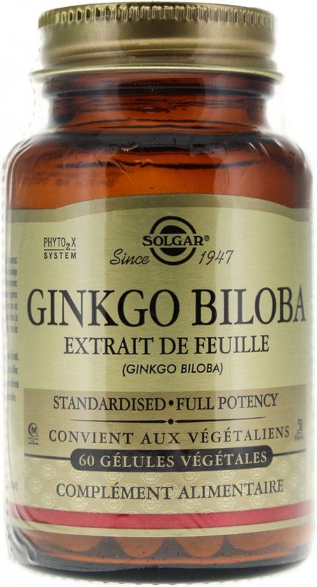 Solgar Ginkgo Biloba 60 Plantaardige Capsules