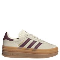 adidas Originals Gazelle Bold leren sneakers - crème/donkerrood